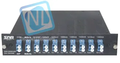 Мультиплексор CWDM одноволоконный 8-х канальный, (trx:1610-1390, 1470-1310), Monitor, UPG-0