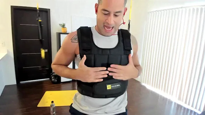 TRX, BodyArmor home workout with KEVLAR 40# Vest!
