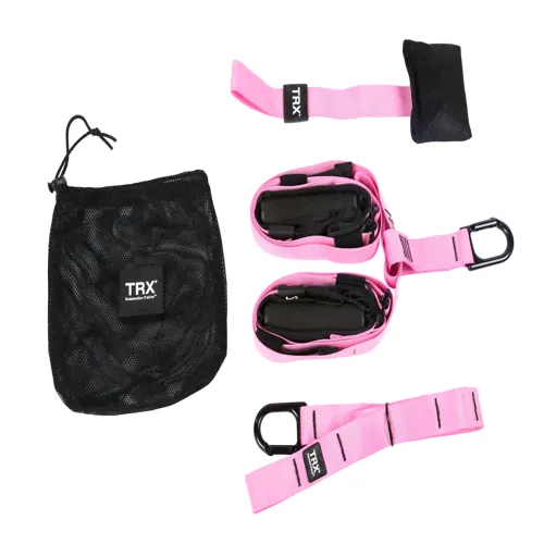 Петли TRX Home розовые (с лого)