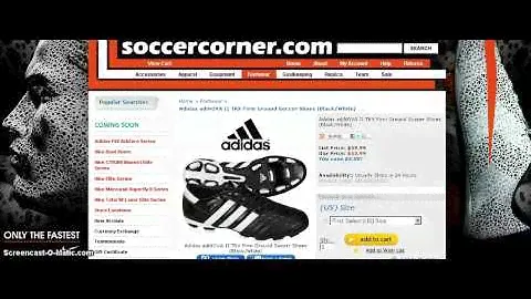Adidas adiNOVA II TRX Firm Ground Soccer Shoes