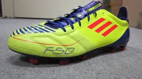 adidas F50 adizero TRX FG (Leather)-Electricity/Infrared/Sharp Purple Anodized - UNBOXING