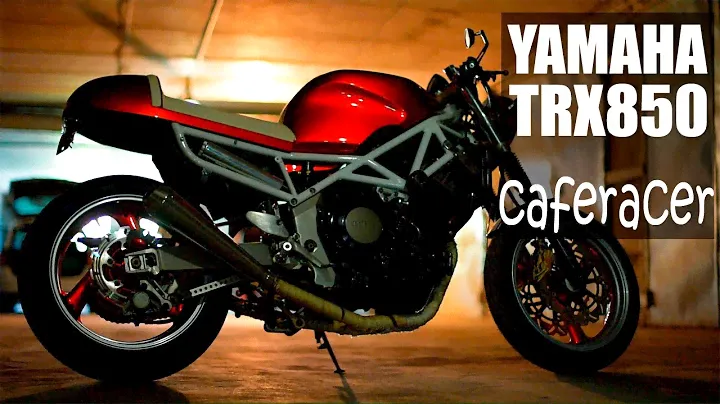 Кафе-рейсер Yamaha TRX 850 (мото, кастом) #МОТОЗОНА №7