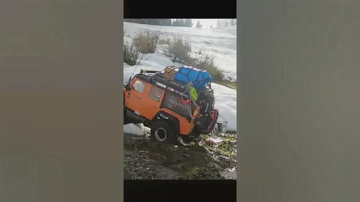 RC Model Traxxas Defender TRX-4 Defender Orange Limited Edition