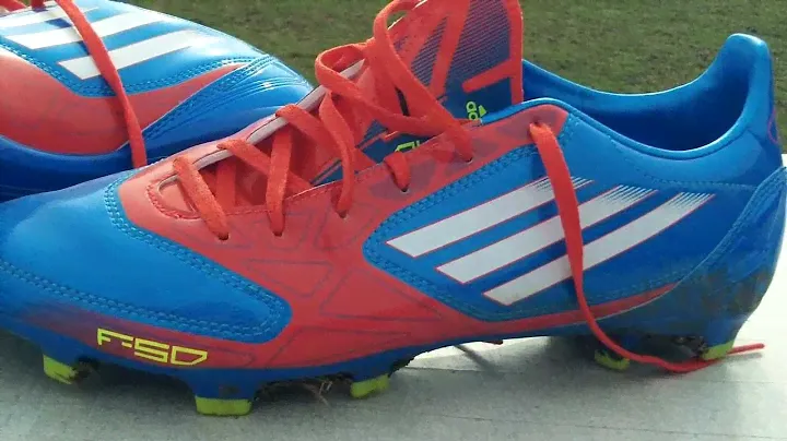 Adidas Shoes TEST F10 TRX FG in blue, red | HD
