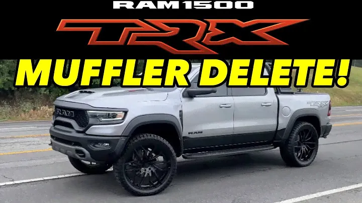 702hp! 2022 RAM TRX 4x4 6.2L SUPERCHARGED HEMI V8 Dual Exhaust w/ MUFFLER DELETE!