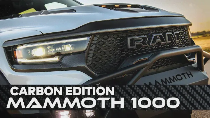 'Carbon Edition' MAMMOTH 1000 RAM TRX by Hennessey
