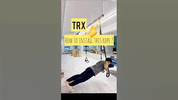 TRX Home System Suspension Trainer. Unboxing & Install at Ceiling.