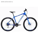 Велосипед 27,5" Dewolf TRX 100, 2016, цвет LATE NIGHT/SKY BLUE/WHITE, размер 18"