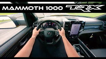 1000 Horsepower RAM TRX POV Test Drive // MAMMOTH 1000 Upgrade by Hennessey