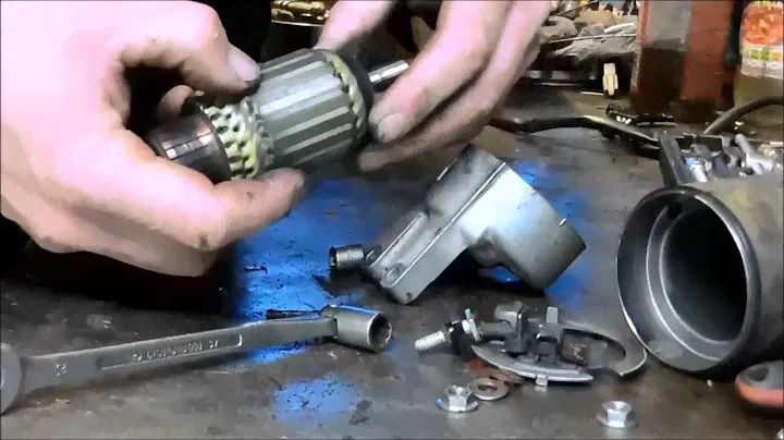 Ремонт стартера Honda TRX500FA.