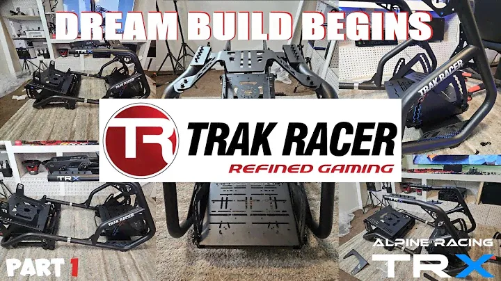 Building my dream SIM racing Rig | Trak Racer | TRX Alpine Racing Black | #trakracer #trx  #alpine